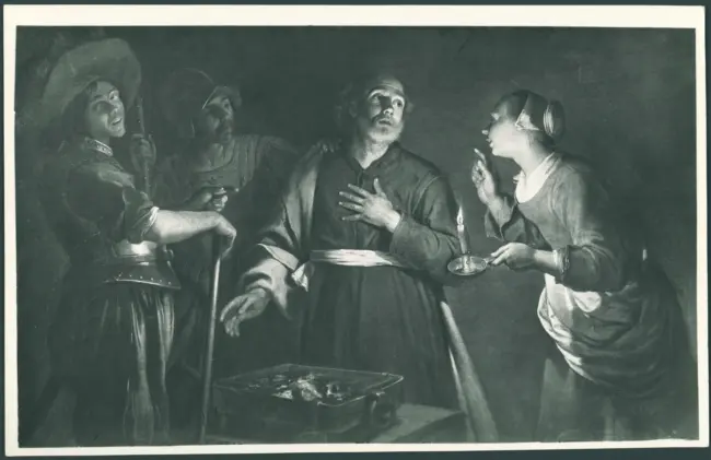 La Tour Georges de - sec. XVII - Negazione di san Pietro