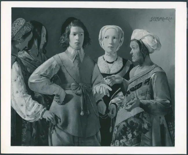 The fortune teller. By Georges de La Tour French, 1593-1652.