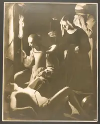 La Tour Georges de - sec. XVII - San Sebastiano curato da Irene