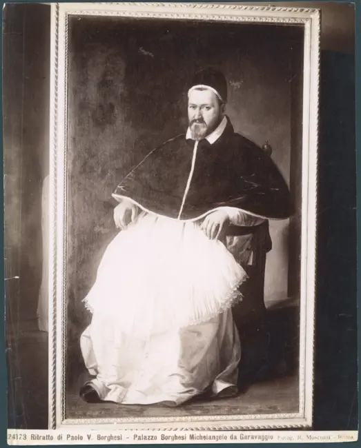 Ritratto di Paolo V. Borghesi - Palazzo Borghesi Michelangelo da Garavaggio
