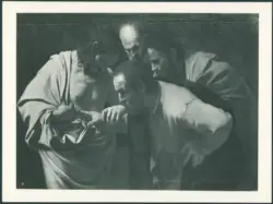 Merisi Michelangelo (Caravaggio) - copia da - sec. XVII - Incredulità di San Tommaso