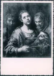Bruxelles - Eglise du Béguinage. Salomè portant la tête de St-Jean. par Van Loon, 1629-1678.