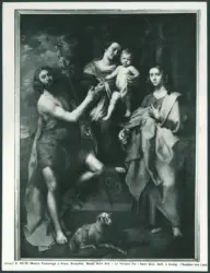 (Mostra Fiamminga a Roma) Bruxelles, Museo Belle Arti - La Vergine fra i Santi Giov. Batt. e Evang. (Theodoor van Loon)