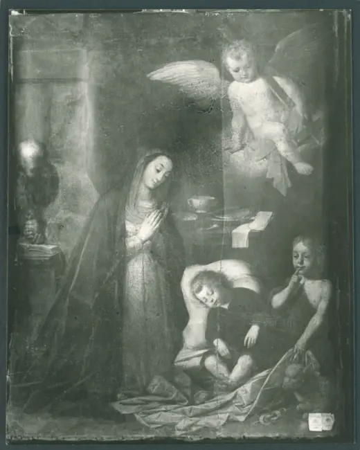Sacra Famiglia con san Giovannino e un angelo