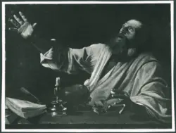Loth Johann (Hans) Ulrich - sec. XVII - Visione di san Girolamo