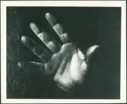 School of Caravaggio. Italian (?) 17th century. The Vision of St. Jerome. Detail of hand