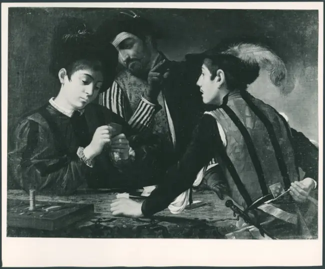 Merisi Michelangelo (Caravaggio) - sec. XVII - Giocatori di carte