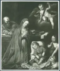 Sacra Famiglia con san Giovannino e un angelo