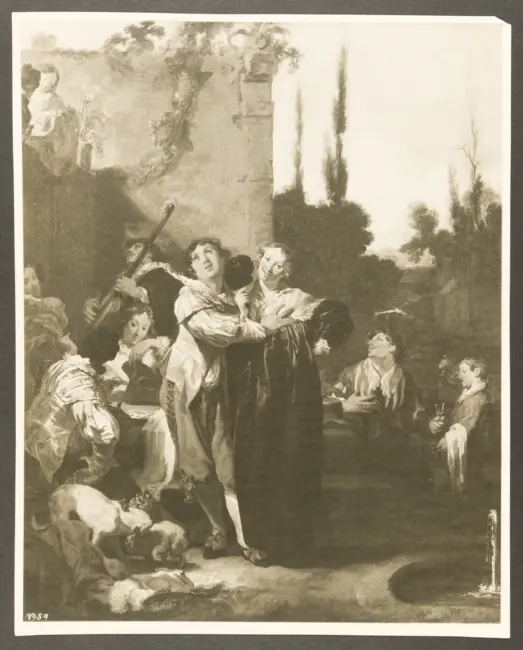 Liss Johann - sec. XVII - Figliol prodigo dissipa i beni con le prostitute