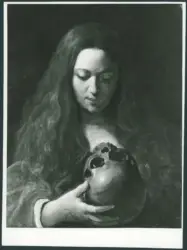 Scuola toscana - sec. XVII - Santa Maria Maddalena penitente