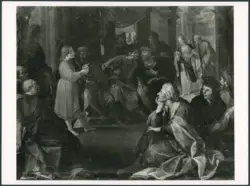 Manetti Rutilio - sec. XVII - Cristo tra i dottori del tempio