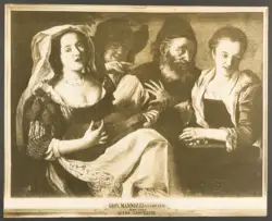 Manetti Rutilio - sec. XVII - Scena campestre