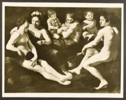 Manetti Rutilio - sec. XVII - Allegorie delle quattro stagioni