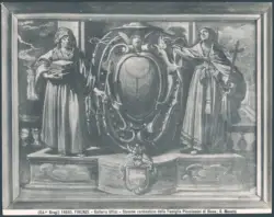 Firenze - Galleria Uffizi - Stemma cardinalizio della Famiglia Piccolomini di Siena ; R. Manetti.