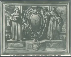 Firenze - Galleria Uffizi - Stemma cardinalizio della Famiglia Piccolomini di Siena ; R. Manetti.