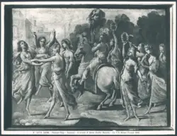 Siena - Palazzo Chigi - Saracini - Il trionfo di David (Rutilio Manetti)