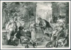 Manetti Rutilio - sec. XVII - San Sebastiano restituisce la parola a santa Zoe