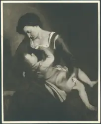 Merisi Michelangelo (Caravaggio) - sec. XVII - Madonna con Bambino