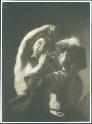 Manfredi Bartolomeo - sec. XVII - Bacco e bevitore
