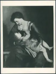 Merisi Michelangelo (Caravaggio) - sec. XVII - Madonna con Bambino