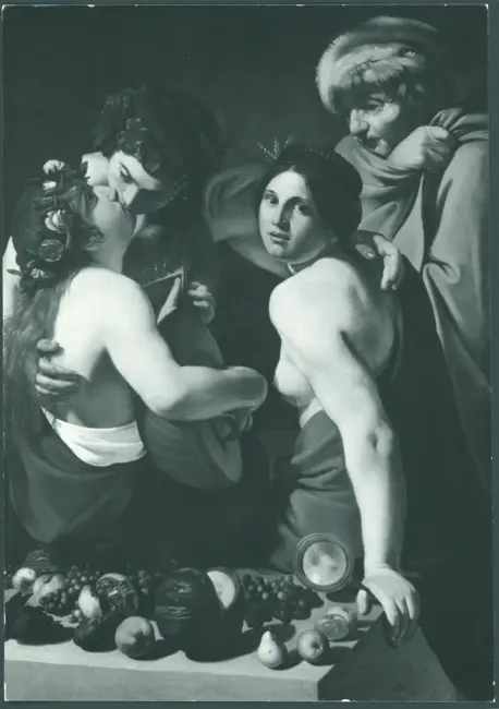 Manfredi Bartolomeo - sec. XVII - Allegoria delle quattro Stagioni