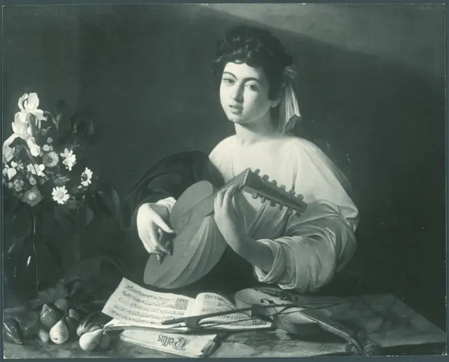 Merisi Michelangelo (Caravaggio) - sec. XVI - Suonatore di liuto
