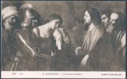 B. Manfredi - La Femme adultére. Musée de Bruxelles