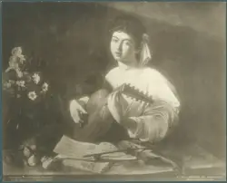 Kaiserl. Ermitage St. Petesburgh. Mich. Amerighi, Gen. Caravaggio. Mandolinespielerin