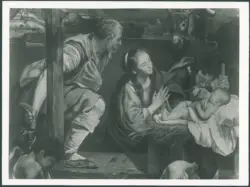 Villanueva y Geltrù - Museo Balaguer - Pint. s / l - por Mayno - "Adoraciòn de los Pastores -