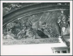 Maino (Mayno) Juan Bautista - sec. XVII - Decorazione murale del sottocoro: Gloria angelica; Mosè; Aronne