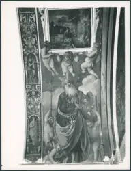 Maino (Mayno) Juan Bautista - sec. XVII - Decorazione murale del sottocoro: Gloria angelica; Mosè; Aronne