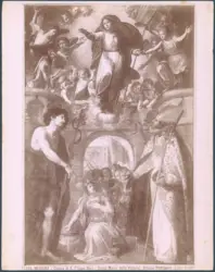 Madonna con Bambino in gloria e santi