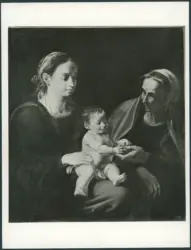 Musso Nicolò - sec. XVII - Madonna con Bambino e sant'Anna
