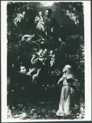 Musso Nicolò - sec. XVII - Madonna del Rosario con san Domenico e santa Caterina da Siena