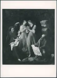 Ottino Pasquale (Pasqualotto) - sec. XVII - Sacra Famiglia con angeli adoranti