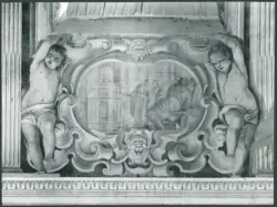 Scuola veronese - sec. XVII - Scene encomiastiche: putti e scena encomiastica