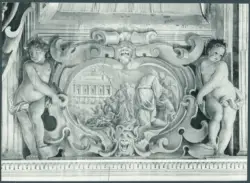 Scuola veronese - sec. XVII - Scene encomiastiche: putti e scena encomiastica