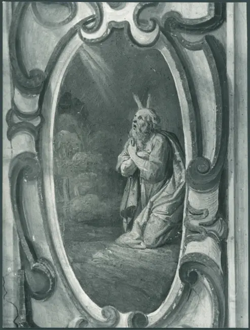 Ottino Pasquale (Pasqualotto) - sec. XVII - Scene bibliche: Storie della vita di Mosè (Mosè in preghiera)
