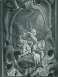 Ottino Pasquale (Pasqualotto) - sec. XVII - Scene bibliche: Storie della vita di Mosè (Mosè e il roveto ardente)