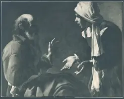 Pensionante del Saraceni - sec. XVII - Negazione di san Pietro