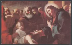 Cristo mette il bambino tra gli apostoli