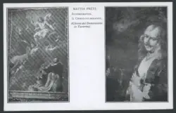 Visione di san Domenico; Autoritratto