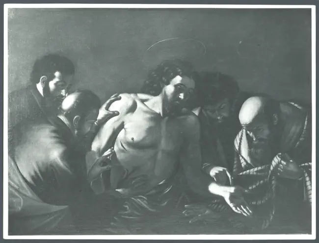 Preti Mattia (Cavalier Calabrese) (copia da) - sec. XVII - Apparizione di Cristo risorto agli apostoli