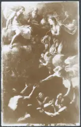 Madonna intercede per le anime del Purgatorio presso la Trinità