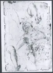 Preti Mattia (Cavalier Calabrese) - sec. XVII - Studi di figura: figura maschile e gambe