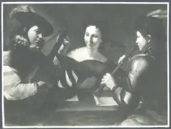Preti Mattia (Cavalier Calabrese) - sec. XVII - Concerto a tre figure