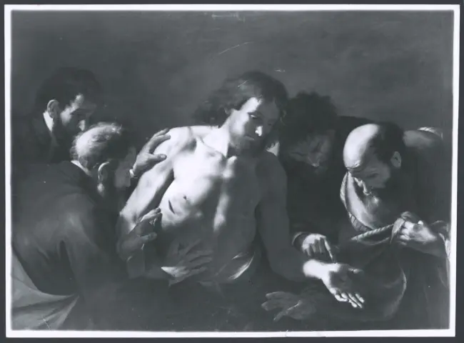 Preti Mattia (Cavalier Calabrese) - sec. XVII - Apparizione di Cristo risorto agli apostoli