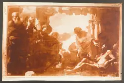Preti Mattia (Cavalier Calabrese) - sec. XVII - Elifaz, Bildad e Zofar vanno da Giobbe per consolarlo delle sue disgrazie