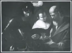 Preti Mattia (Cavalier Calabrese) (copia da) - sec. XVII - Negazione di san Pietro