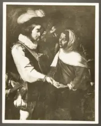 Preti Mattia (Cavalier Calabrese) - sec. XVII - Concerto e zingara che legge la mano